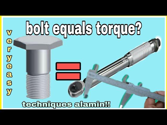 Paano malaman ang torque ng isang bolt | bolt torque measurement | N-m & ft-lb torque for beginners