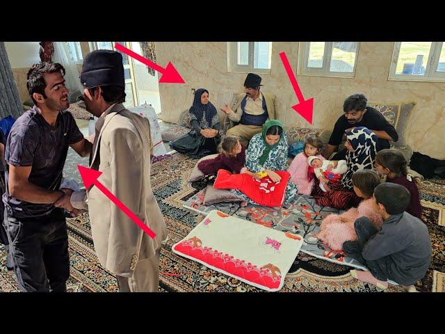 "Nomadic Journey: Vali and Family's Meeting with Ishaq to Congratulate the Newly Born Baby."