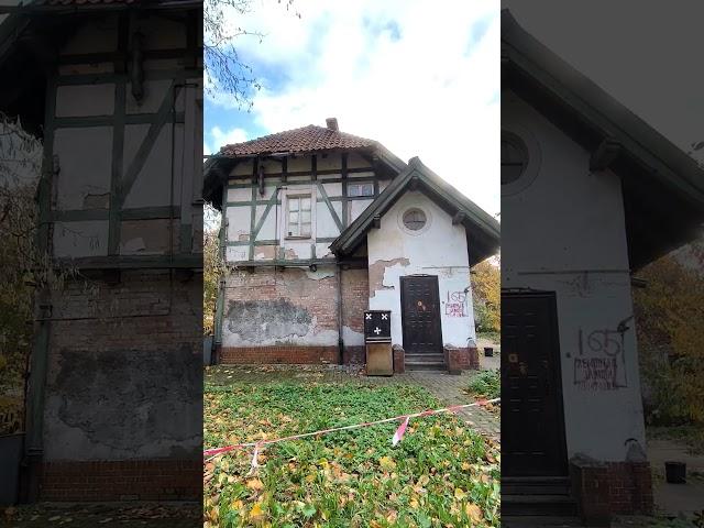 Abandoned old German mansion in Kaliningrad