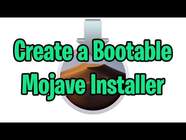 Create a Bootable Mojave USB Installer Flash Drive in Mac OS X 10.14