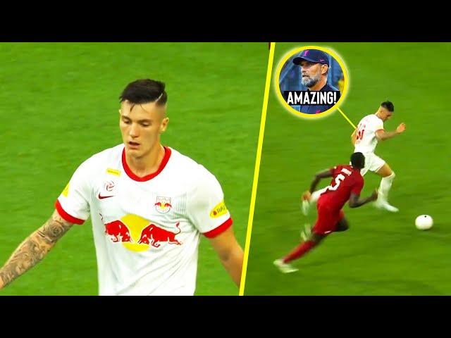 Benjamin Šeško Demolishes Liverpool | Man United Transfer Target