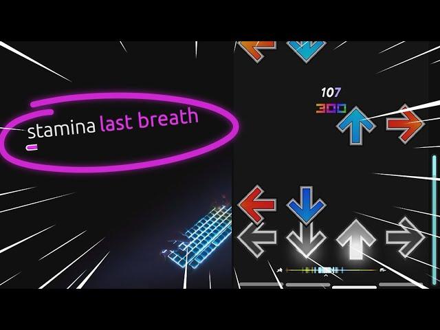 How stamina tiredness looks like - 4K osu!mania  (Endurance training - Cyberteam in Akihabara 2011)