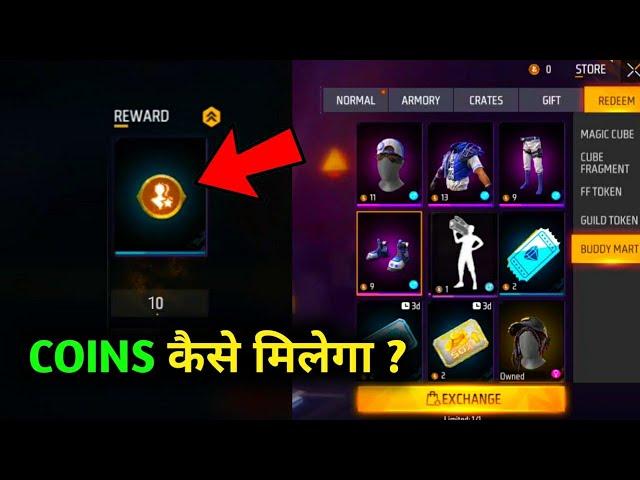 HOW TO GET BUDDY COINS ? FREE FIRE BUDDY MART EVENT|Garena free fire