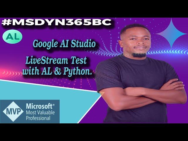 Testing Google AI Studio (Gemini 2.0 Flush) livestream experience with AL Programming & Python.