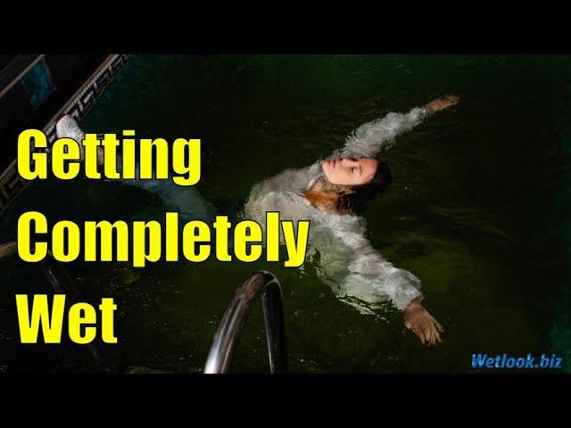 Getting completely wet | Wetlook white shirt | Wetlook Girl