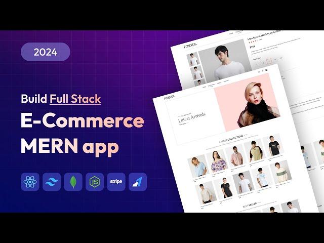 Create Full Stack E-commerce Website Using React JS | MERN Stack eCommerce Project with Stripe