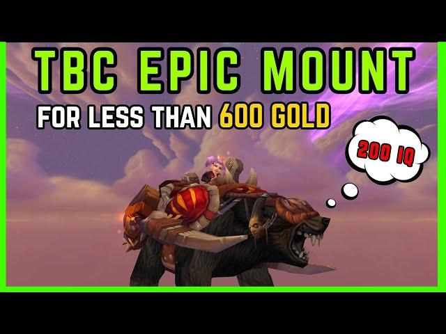 Epic Ground mount cheaper in burning crusade classic