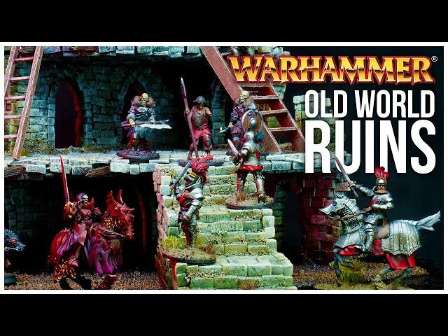 Warhammer Fantasy Ruins Terrain inspired by 3d Printing Minis