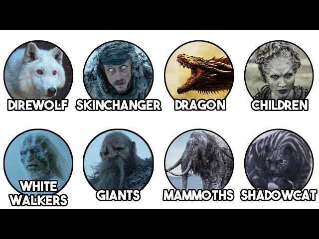 Every Game of Thrones Mythical Creature Explained in 15 Minutes