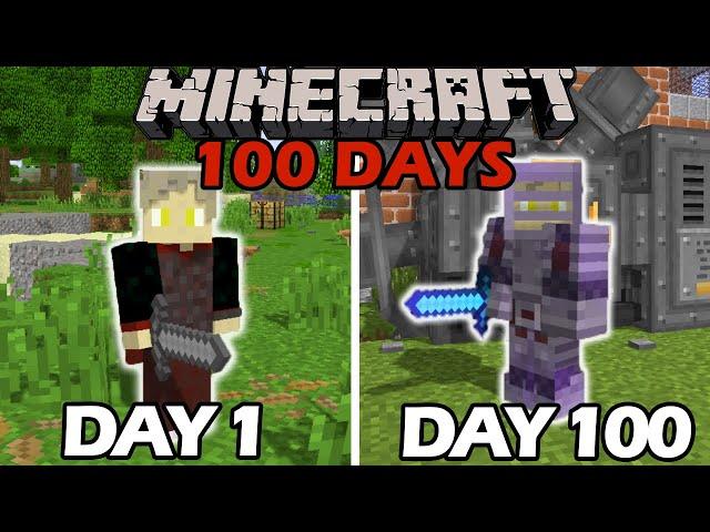 I Survived 100 Days in the Industrial Revolution in Minecraft