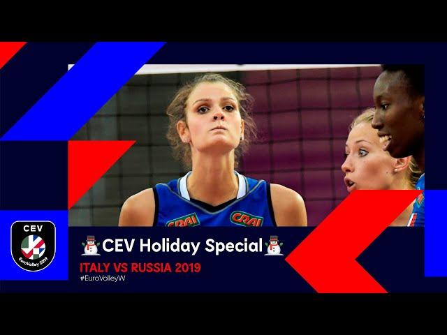 Italy vs Russia FULL MATCH | #EuroVolleyW 2019 | CEV Holiday Special