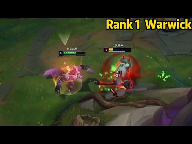 Rank 1 Warwick: This Warwick is an Absolute MONSTER!