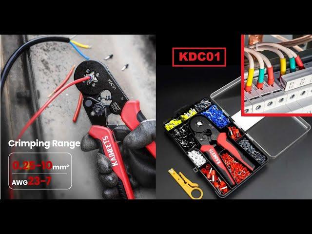 TA-0356: Kaiweets KDC01 Wire Crimp tool and KWS-112 Wire Stripper