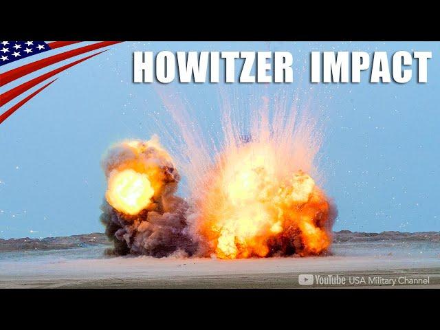 HOWITZER IMPACT! - Powerful Artillery Rounds Impact the Ground with Indirect & Direct Fire