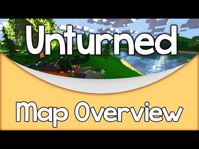 Unturned - Map Overview | All Locations [Towns, Farms, Airport and More]