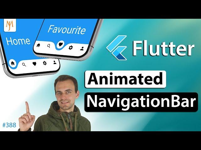 Flutter Tutorial - Animated Curved Navigation Bar | The Right Way | Bottom Navigation Bar