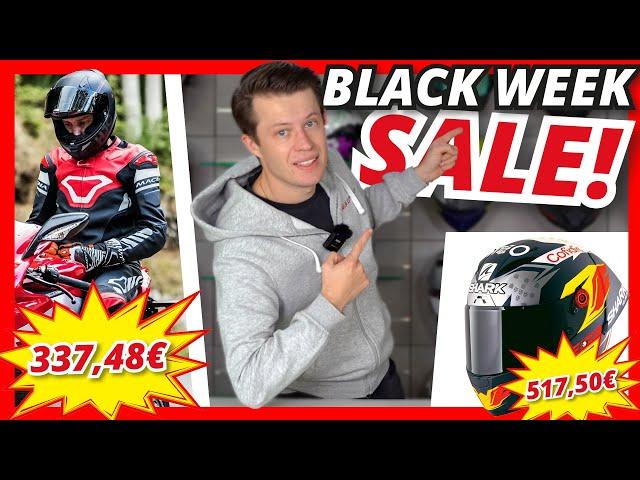 LEDERKOMBI unter 340€ + Motorradhelm Schnäppchen! [Bis zu 70 % Rabatt] Helmexpress Black Week Sale 