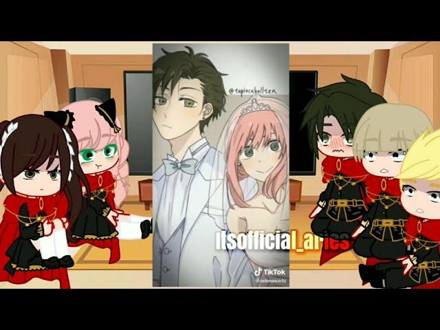  Anya's classmates + Forgers & Desmond family reacts to Damian x Anya, Gacha club, COMPILATION 