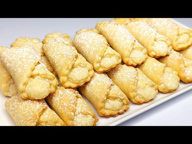 NEW! Preparation of cottage cheese cookies. COOKIES with Stuffing for TEA