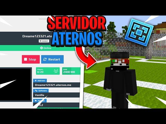 Como crear un SERVER de MINECRAFT en Aternos (GRATIS) Aternos Minecraft Server 2022 1.19.2