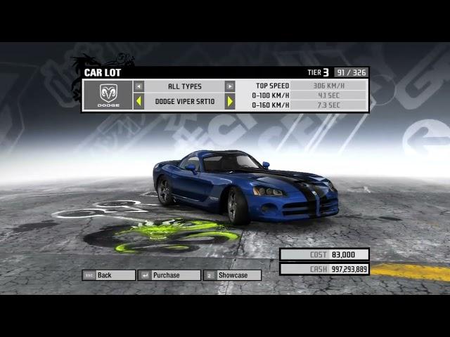 Need for Speed Prostreet - all 326 cars | PRESET CARS MEGA MOD