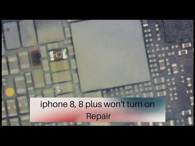 How to fix iphone 8 won't turn on or charge!Current leakage