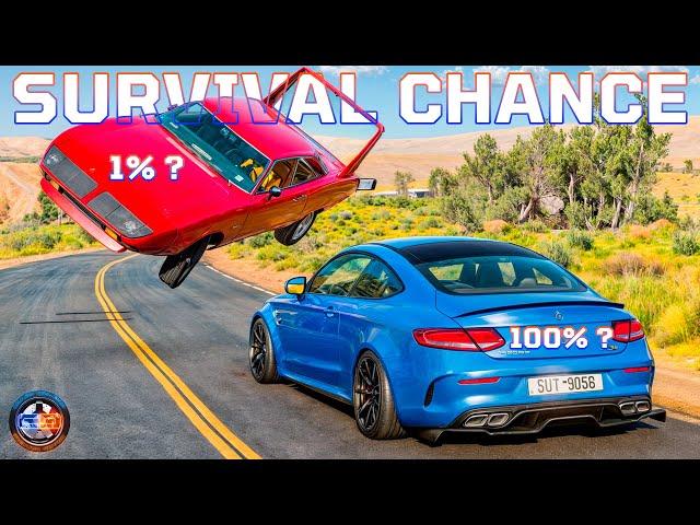 Realistic Survival Chance Crashes - BeamNG drive CRAZY DRIVERS