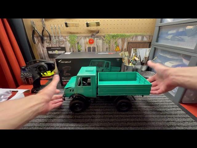 UNBOXING AMEWI UNIMOG 1/12, on verra mais ça sent bon :-)