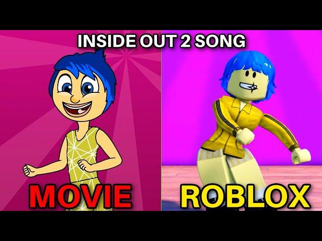 Inside Out 2 Song Animated Music Video Movie Vs ROBLOX