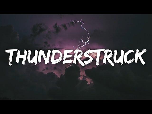 AC/DC - Thunderstruck (Lyrics)