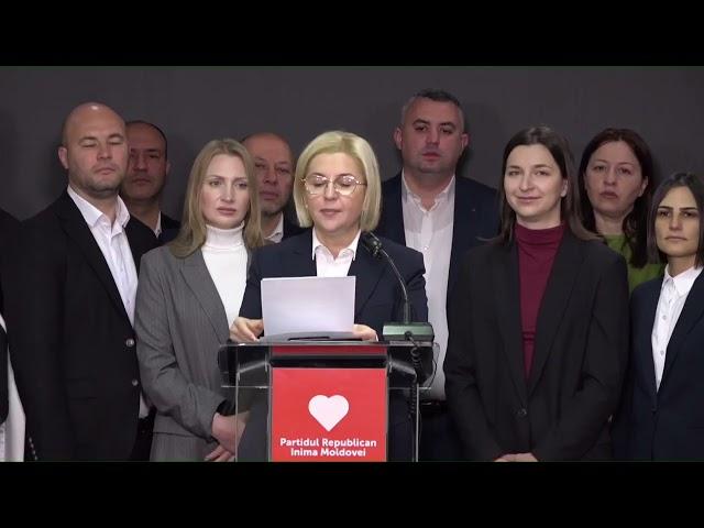 Irina Vlah despre deciziile Congresului de Constituire al Partidului Republican „Inima Moldovei”