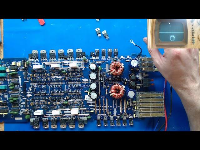 Repair Power supply in an Aura 5350 amplifier Part 2