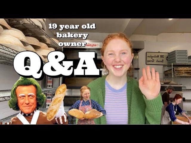 How I afforded a bakery and other Q&A's from a 19yr old baker