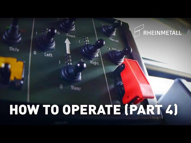 Rheinmetall ROSY – How to operate, part 4: Operating the MCU