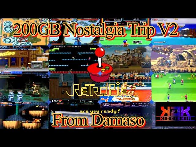 200gb Retropie Image Nostalgia Trip V2 for the Raspberry Pi 4 from Damaso
