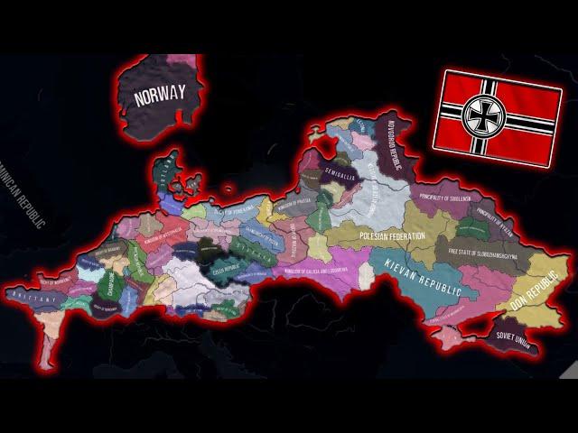 Balkanized Greater German Reich Battle Royale - Hoi4 Timelapse