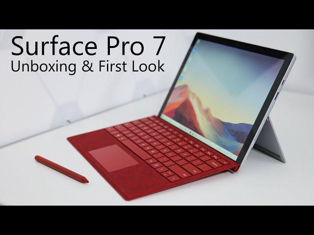 Surface Pro 7 - Unboxing, Setup and First Look