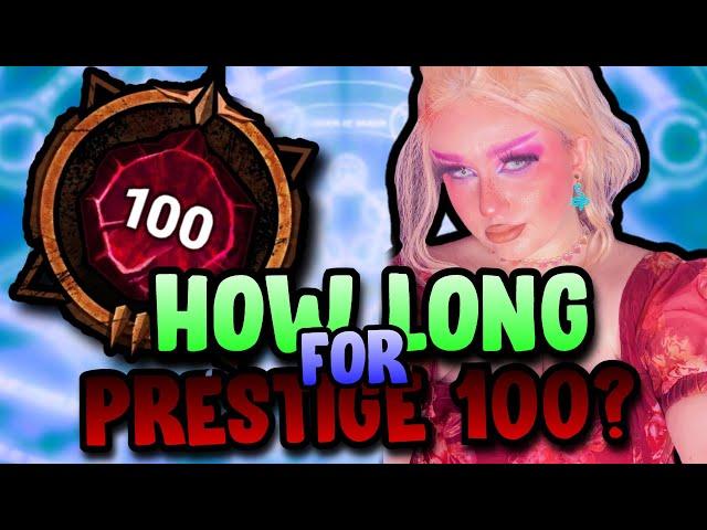 HOW LONG DOES IT TAKE TO ACQUIRE PRESTIGE 100?