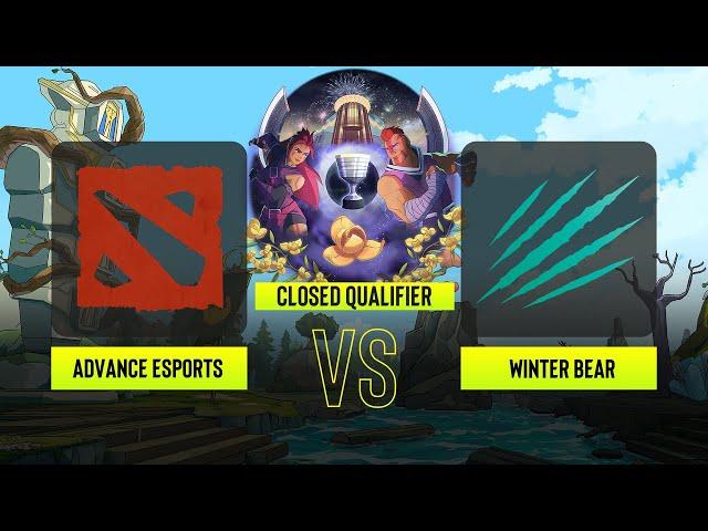 Dota2 - Advance Esports vs Winter Bear - ESL One - Bangkok: MESWA Closed Qualifier