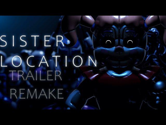 FNAF Sister Location TRAILER REMAKE | BLENDER ANIMATION