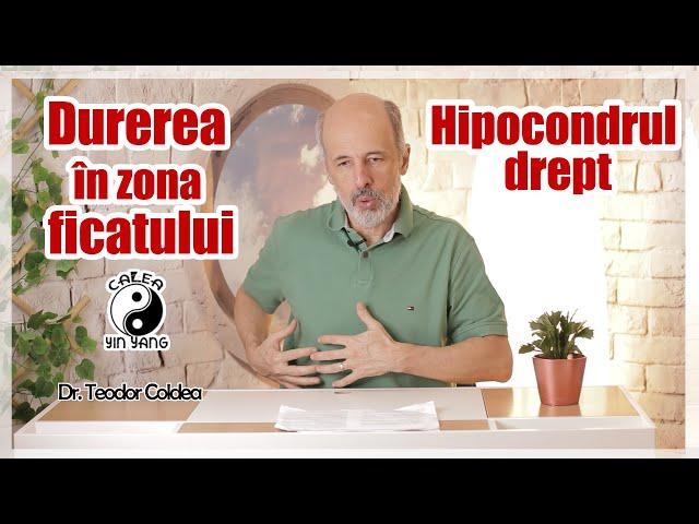 Durerea în zona ficatului - Hipocondrul drept - Dr.Teodor Coldea - Calea Yin Yang