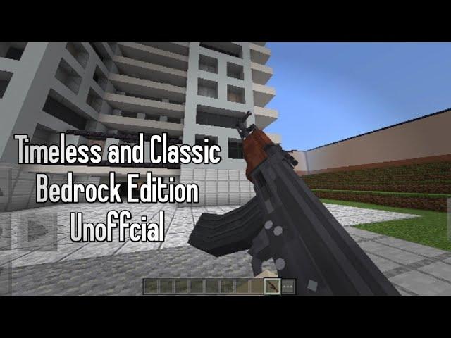 Timeless and Classic AK Bedrock ( Unofficial ) | 3d guns addon