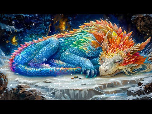 Sleeping Rainbow Dragon - Brings Peace & Deep Relaxation After a long tiring day - Dragon meditation