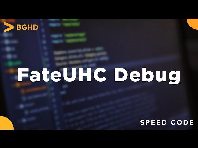 FateUHC Debug - Speed Code