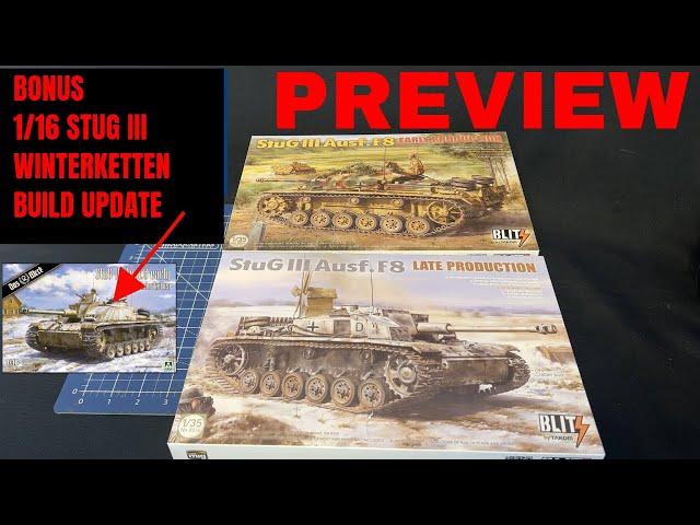 Takom's 1/35 StuG III Ausf F8  Early & Late Production Preview +1/16 Das Werk Winterketten update.