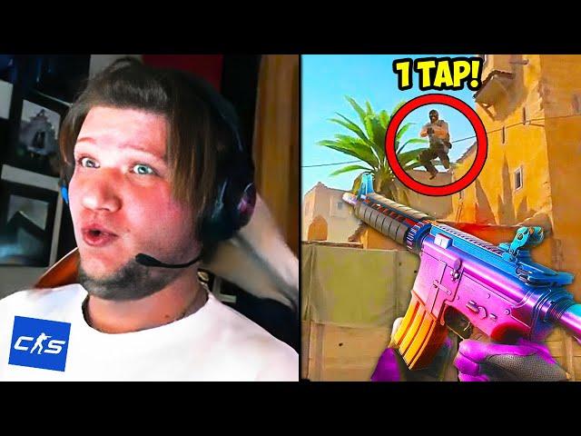 S1MPLE SHOWS HIS 100% HEADSHOT ONLY AIM IN CS2! COUNTER-STRIKE 2 IS BROKEN! CSGO Twitch Clips