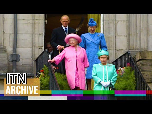 Queen Elizabeth II Hosts Garden Party at Holyrood Palace (1990) | Royal History