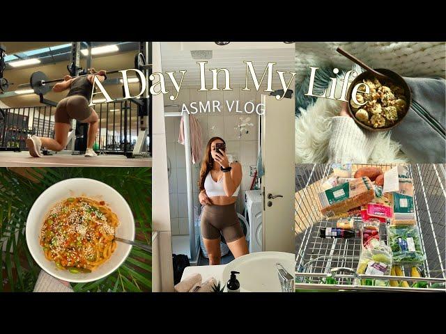 ASMR VLOG | A Day in My Life (Gym, Uni, Skincare, Healthy Recipes) (Whispered Voiceover)