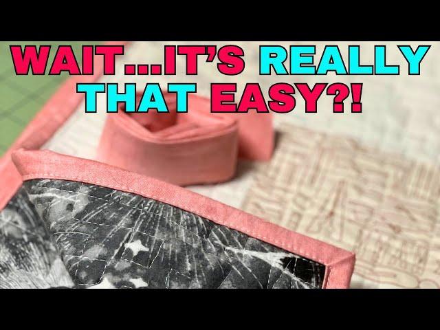 Quilt Binding 101: How to Machine Bind Your Quilts: SO EASY!