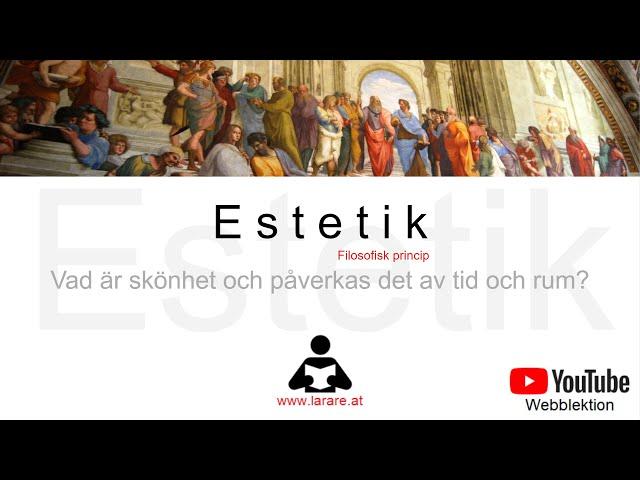 Webblektion: estetik